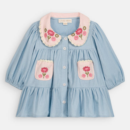 Ysee Dress, Baby Blue