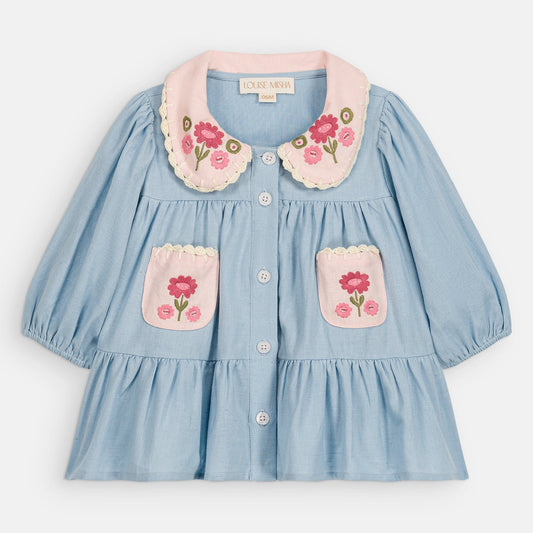 Ysee Dress, Baby Blue