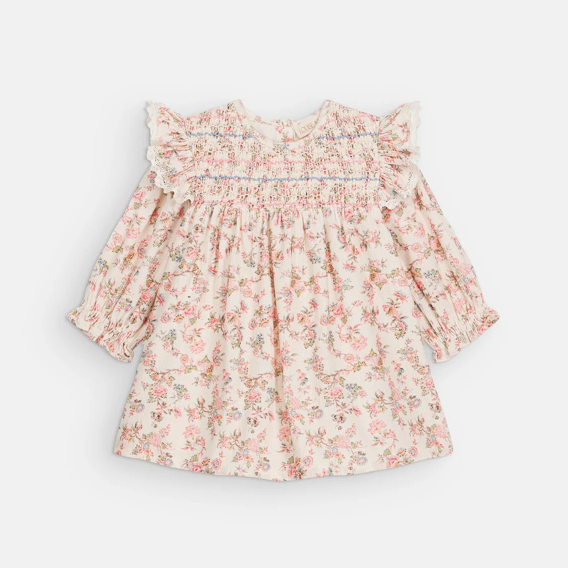 Saralou Dress, Carnation Vale Cream
