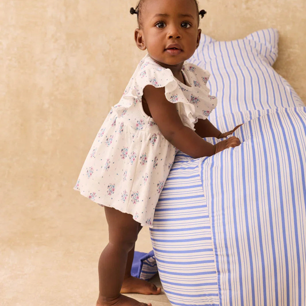 Rompers Lena, Cream Flower Dunes