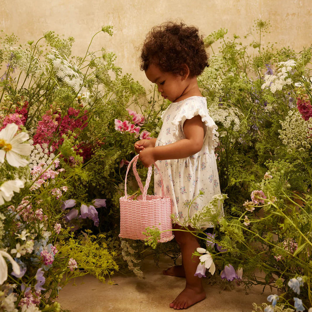 Rompers Lena, Cream Flower Dunes