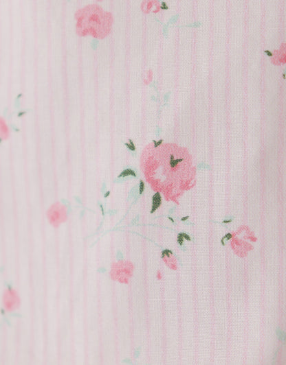 Priscilla Smocked Top with Puff Sleeves, Multicolor