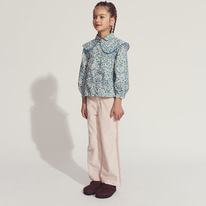 Girls Rhea Wide Leg Pants, Pink