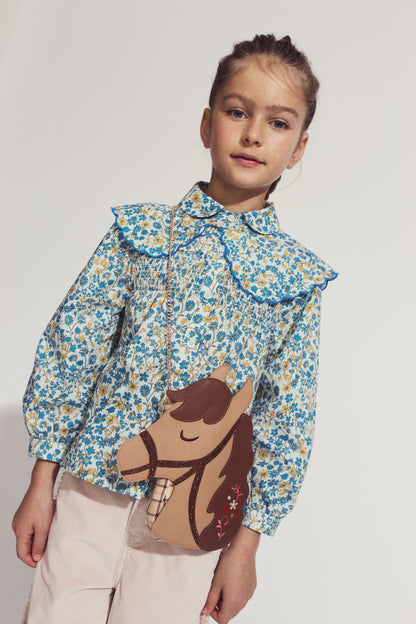Girls Vincenza Blouse Monet, Multicolor