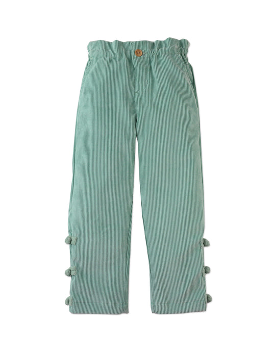 Girls Arielle Straight Fit Pants, Green