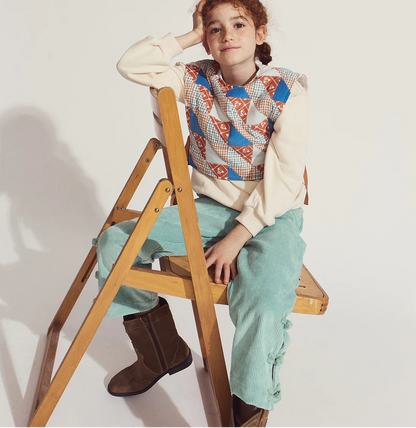 Girls Arielle Straight Fit Pants, Green