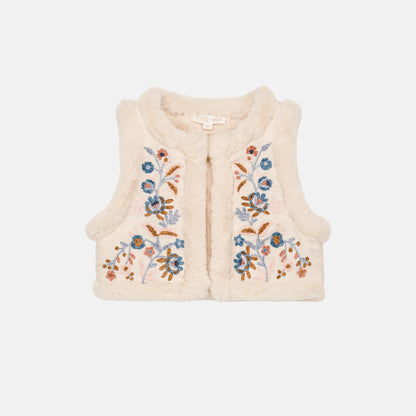 Reversible Vest Librana, Cream