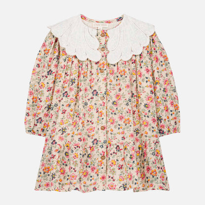 Dress Heidi, Cream Wild Flowers