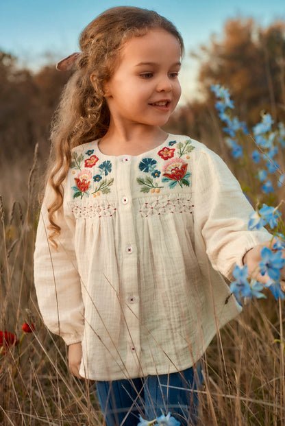 Kerstin Blouse, Cream