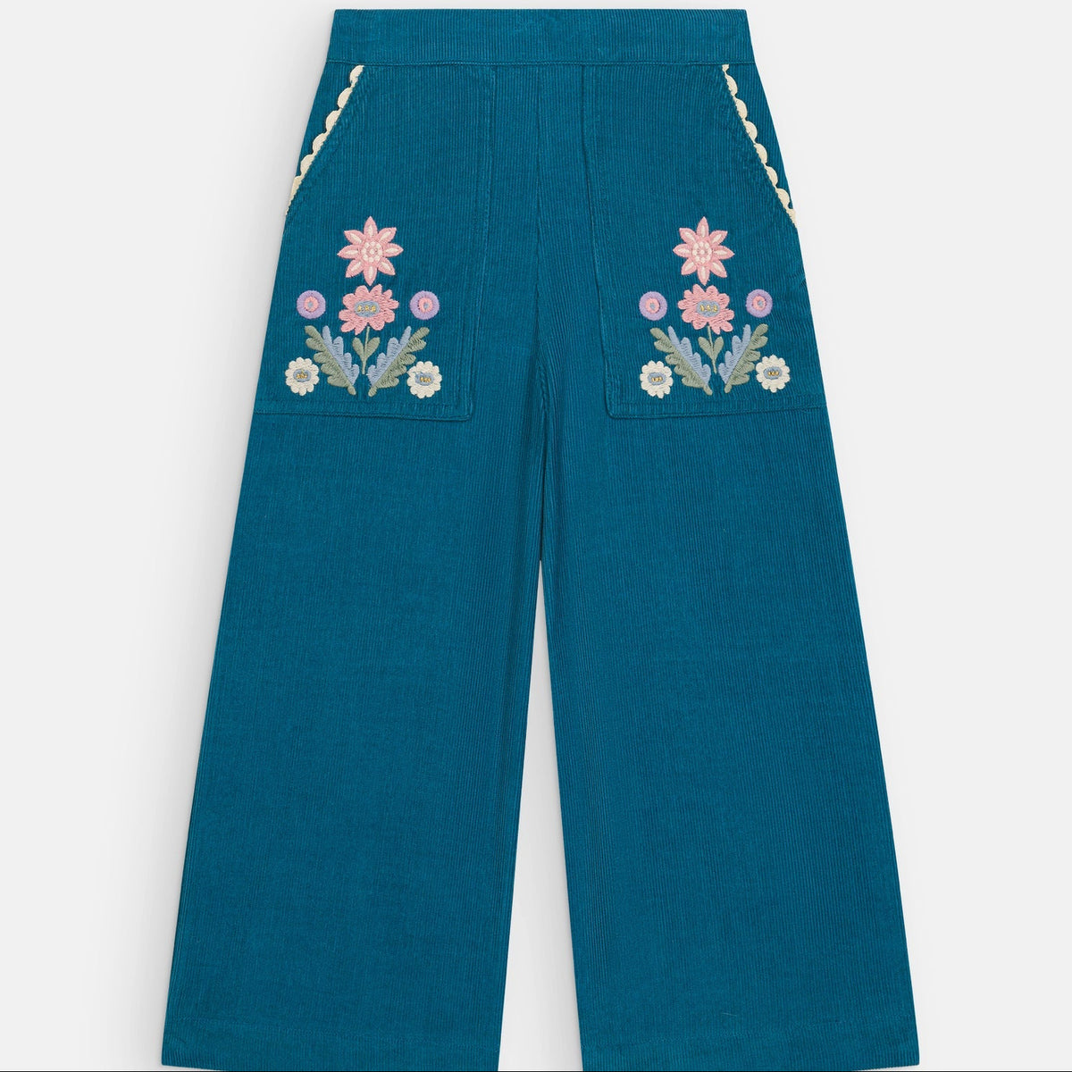 Floralia Pants, Blue