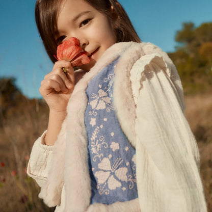 Librana Sleeveless Jacket, Denim