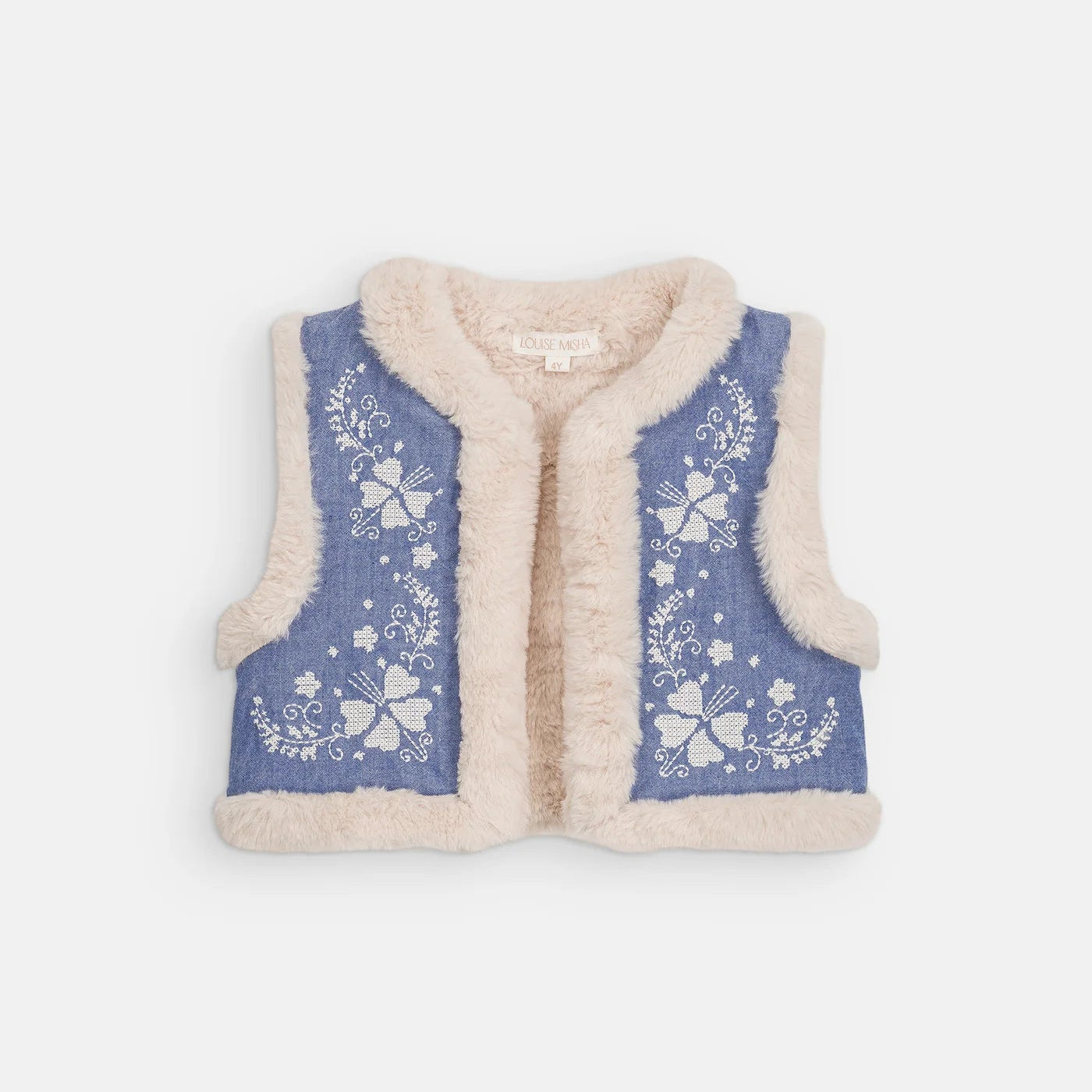 Librana Sleeveless Jacket, Denim