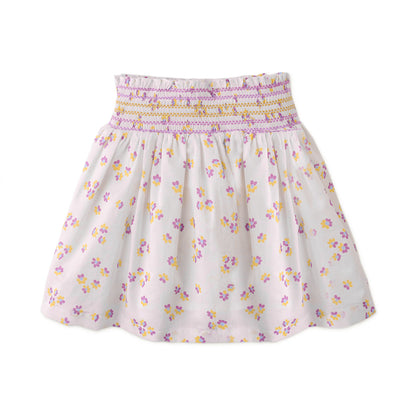 Girls Isabella Dobby Skirt, Off White