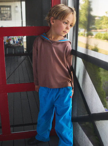 Corduroy Camp Pant, Cerulean