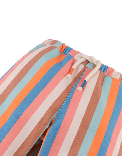 Boys Marcus Pants with Stripes, Multicolor