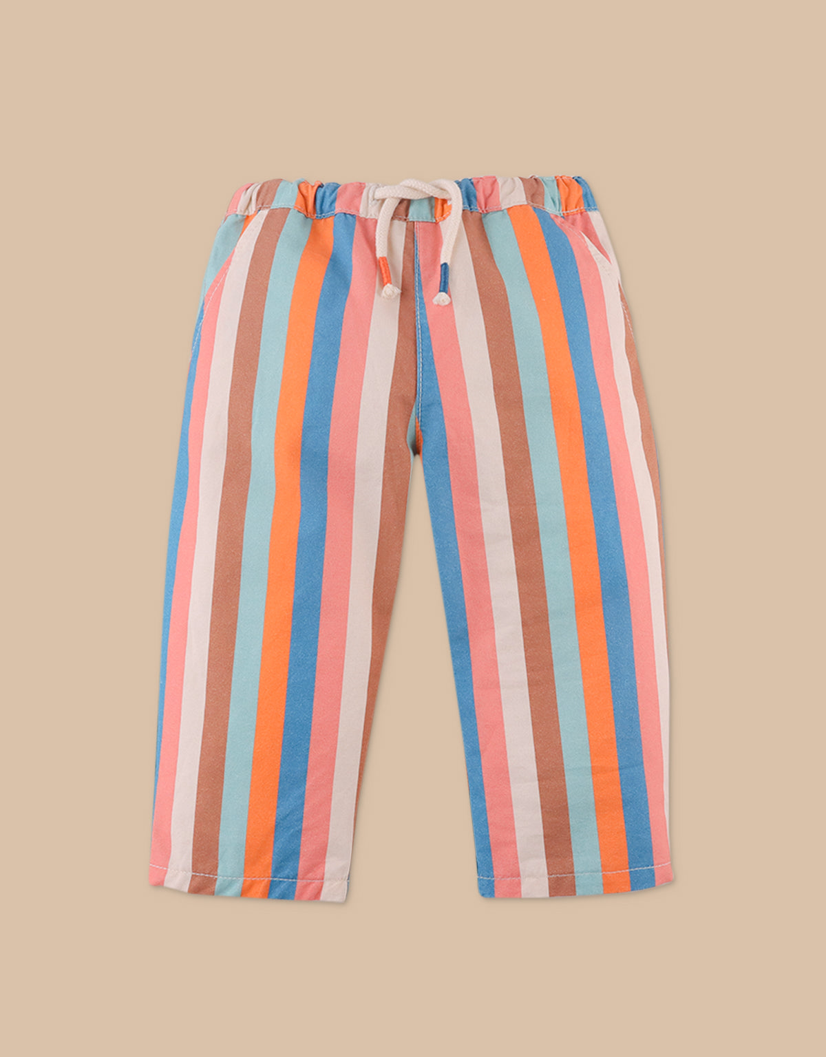 Boys Marcus Pants with Stripes, Multicolor