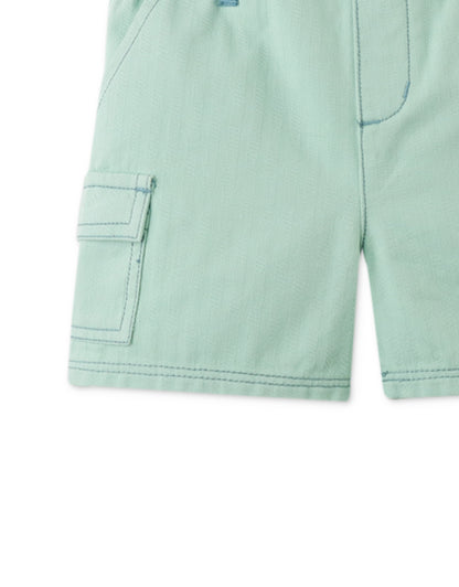 Boys Gino Shorts with Patch Pocket, Green