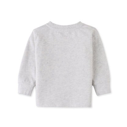 Baby Boy Kael Long Sleeves T-Shirt, Gray