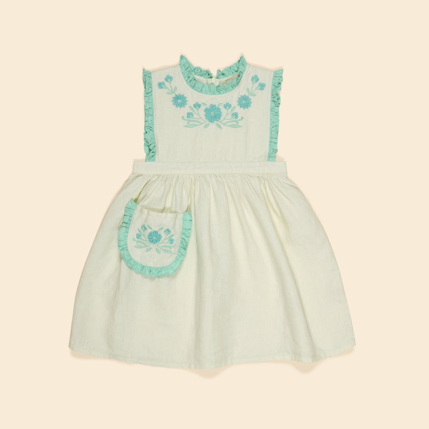 Ida Dress, Mint Cream