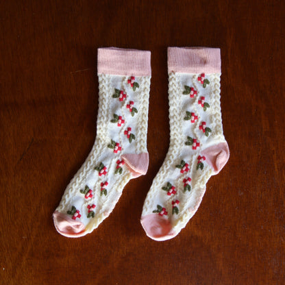 Farandole Socks, Pink
