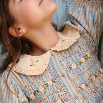 Romantic Tunique, Blue Transit Stripe