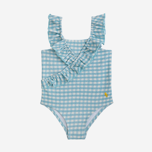 Baby Vichy Ruffle Swimsuit