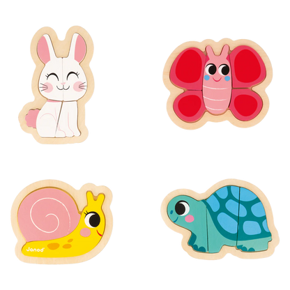 4 Progressive Puzzles Garden