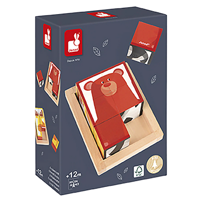 6 Forest Blocks in Wooden Box