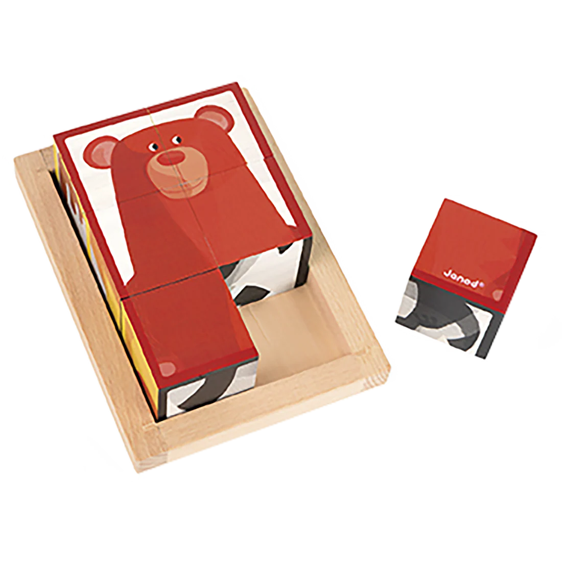 6 Forest Blocks in Wooden Box