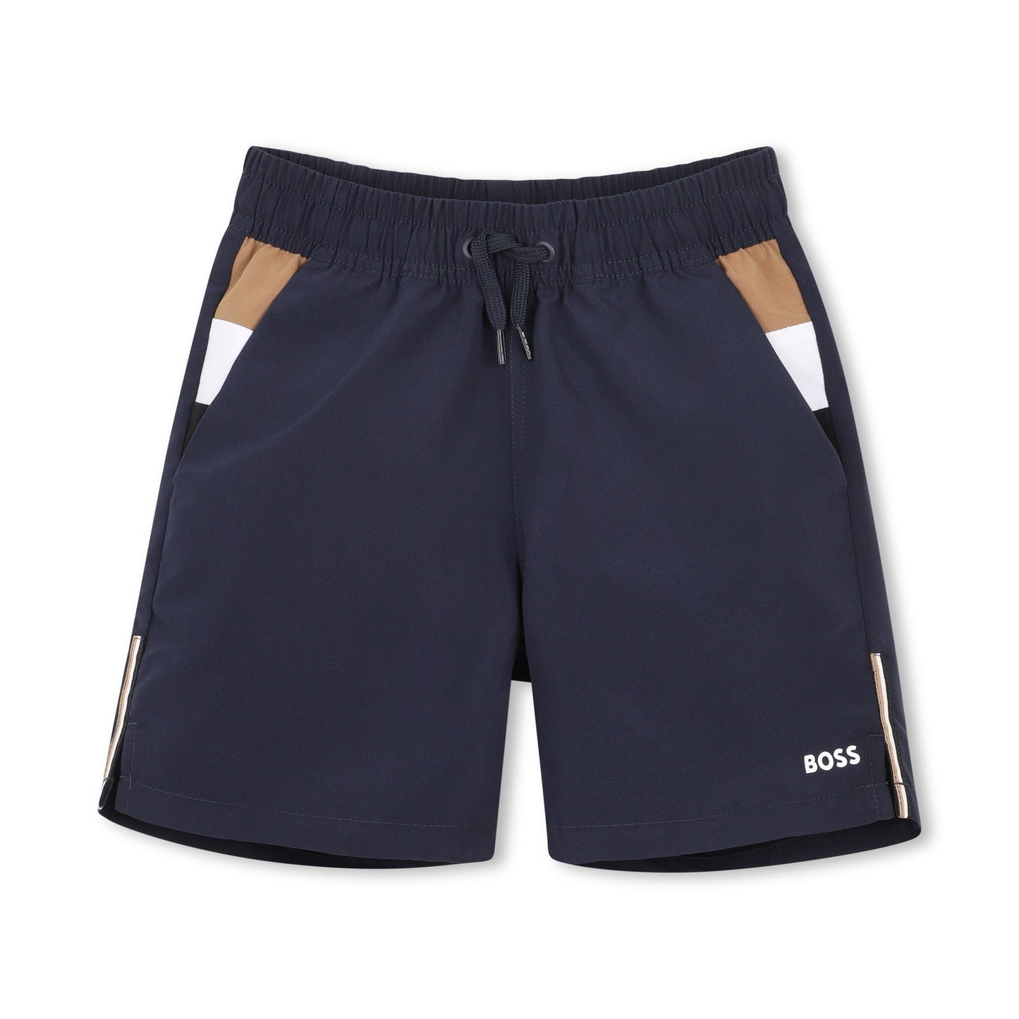 BOSS Surfer with Iconic Side Stripes, Navy