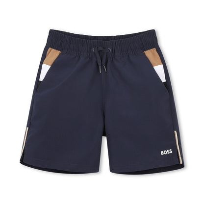 BOSS Surfer with Iconic Side Stripes, Navy