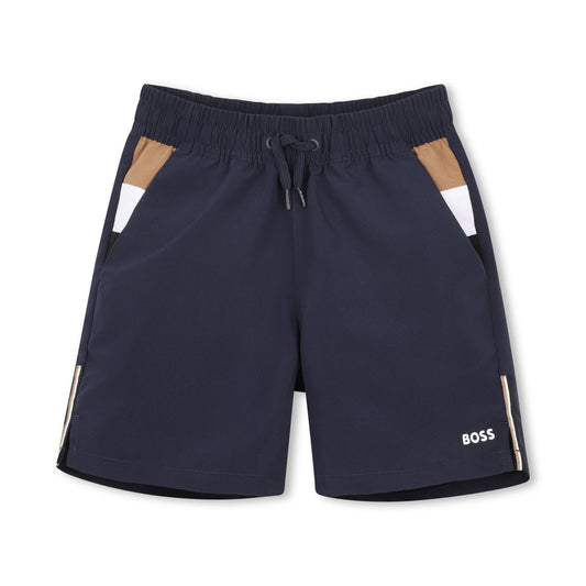 BOSS Surfer with Iconic Side Stripes, Navy