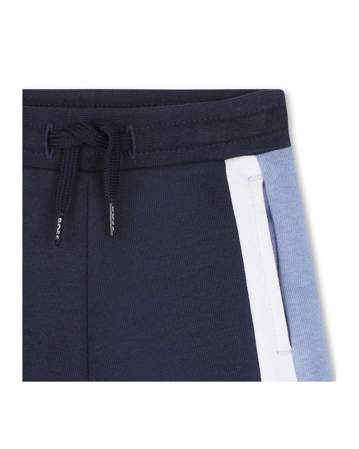 BOSS Color-Block Fleece Shorts, Navy