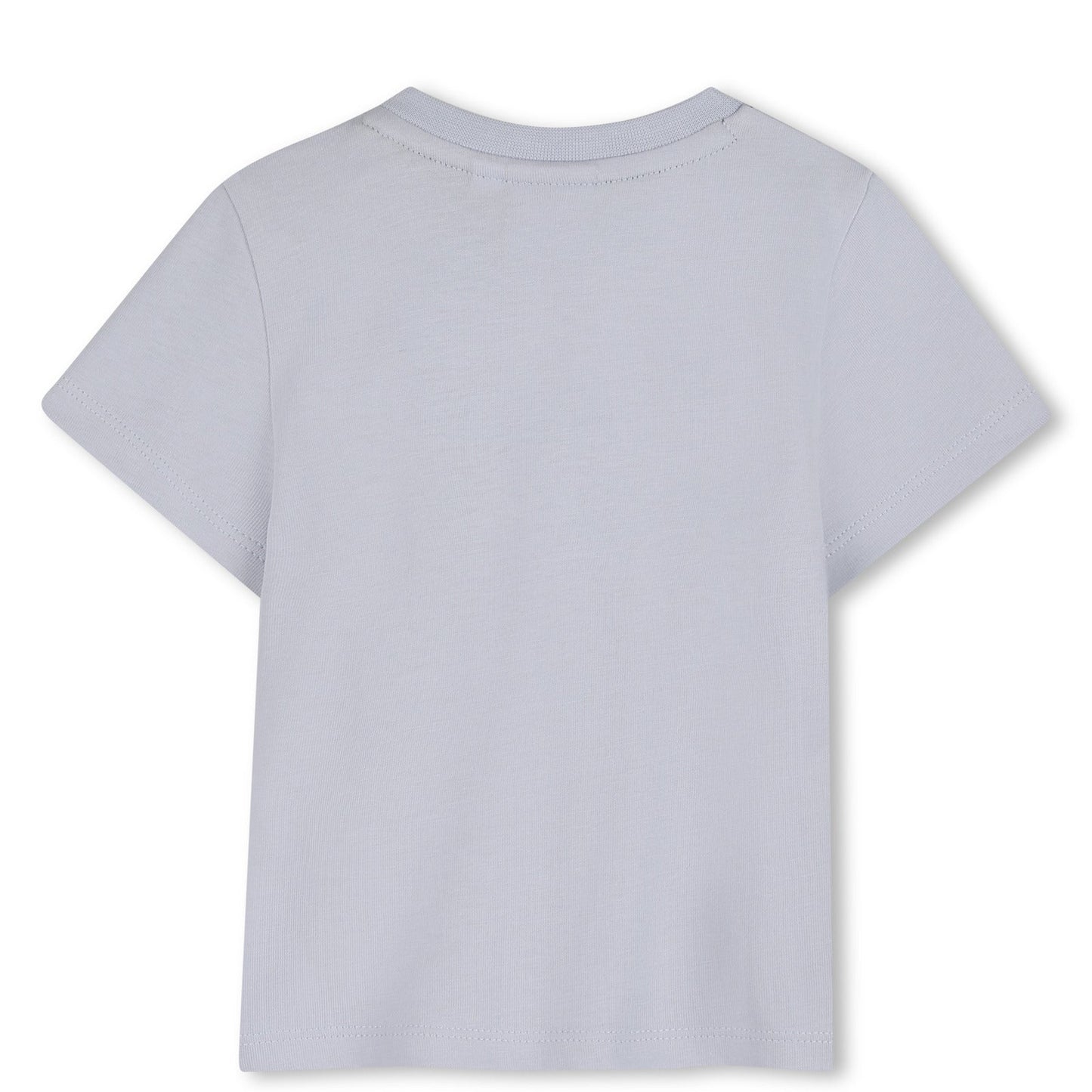 BOSS Short-Sleeved Cotton Jersey T-shirt, Pale Blue