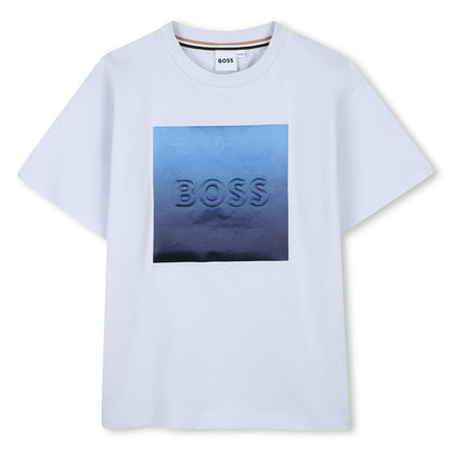 BOSS T-shirt and Bermuda Set, Pale Blue