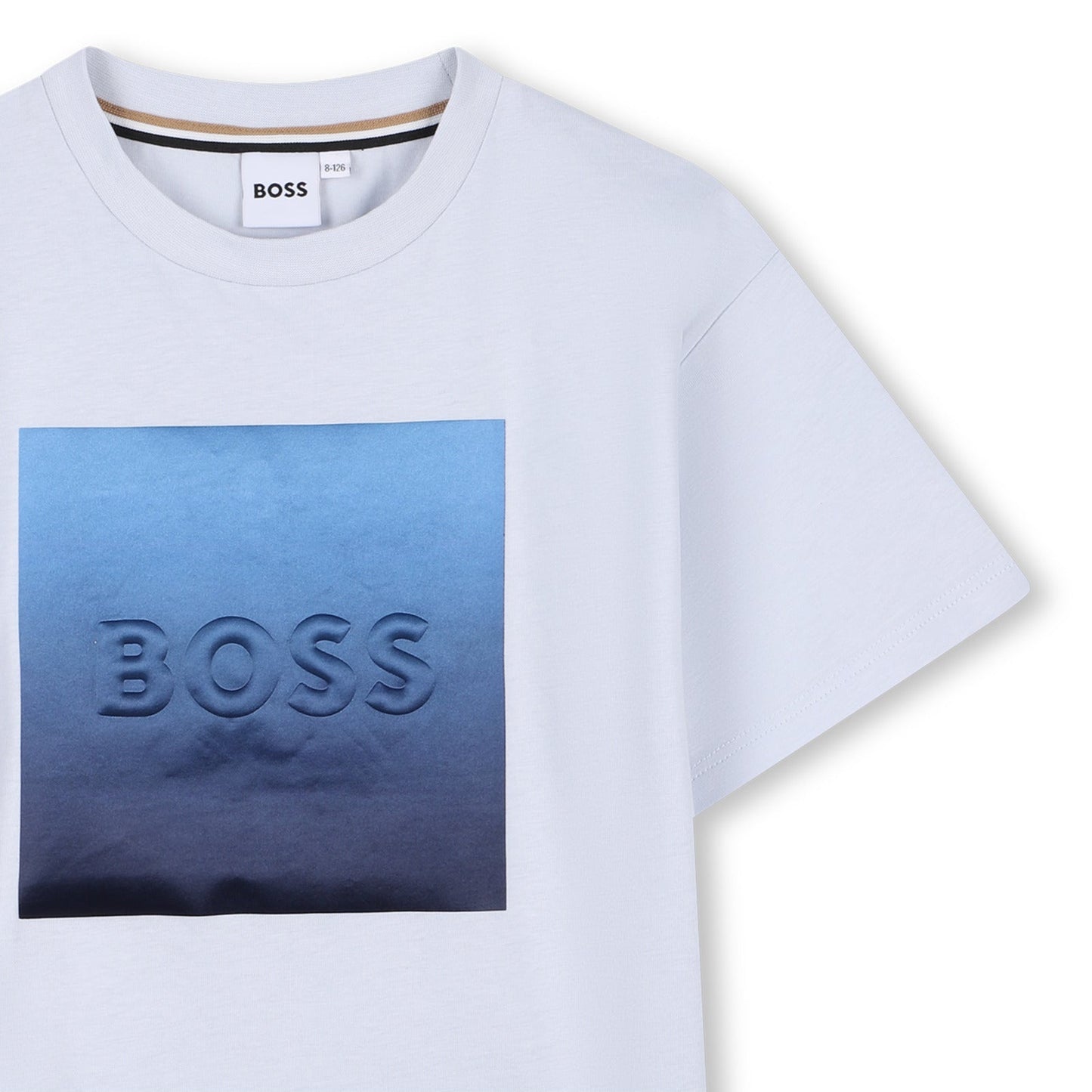 BOSS T-shirt and Bermuda Set, Pale Blue