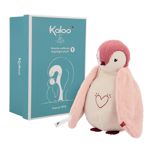 Nightlight Plush Penguin, Pink
