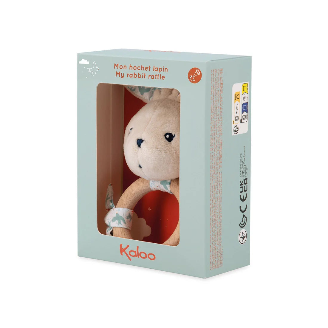 Teething Ring Rabbit, Doves