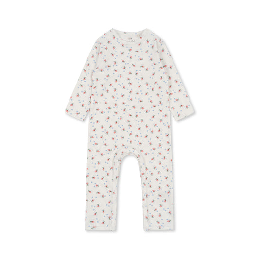 Organic Onesie, Brise De Ete White