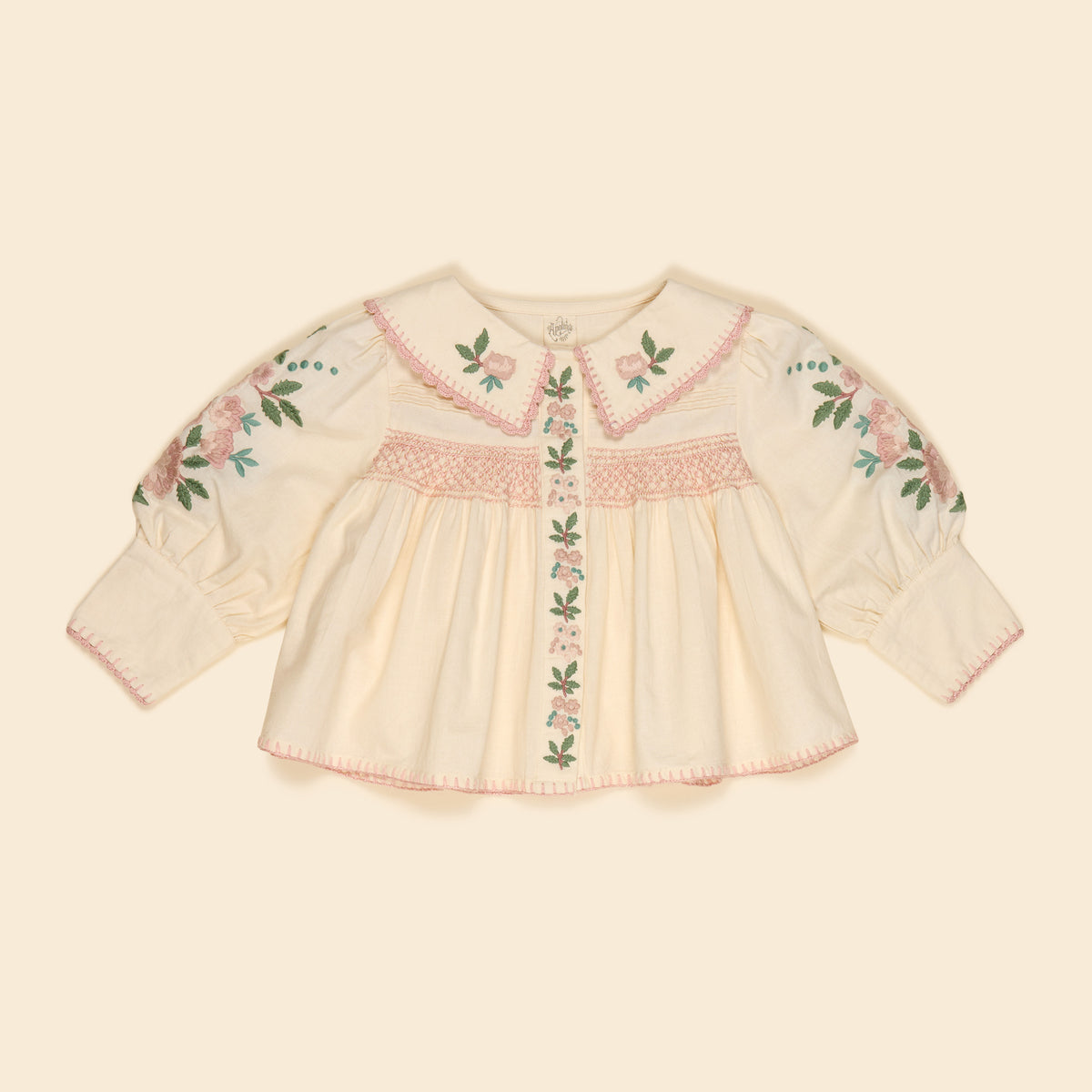 Lora Blouse, Milk-Cream