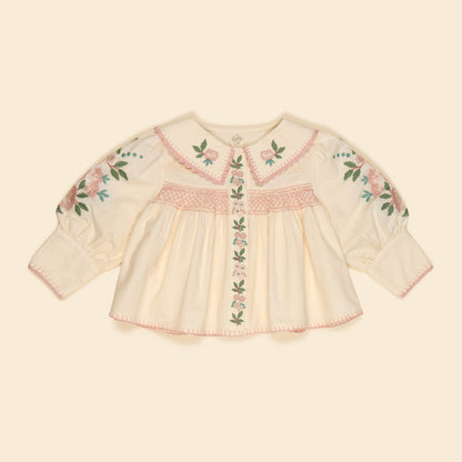 Lora Blouse, Milk-Cream