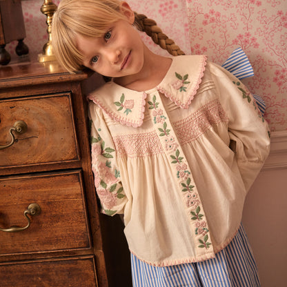 Lora Blouse, Milk-Cream