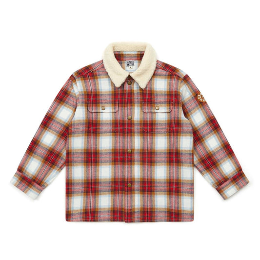 Banane Shirt Jacket, Carreau Rouge