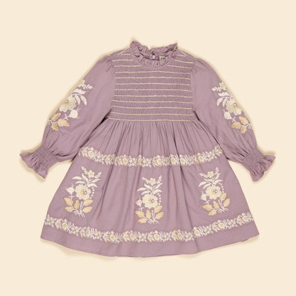 Mia Dress, Dusky Lavender