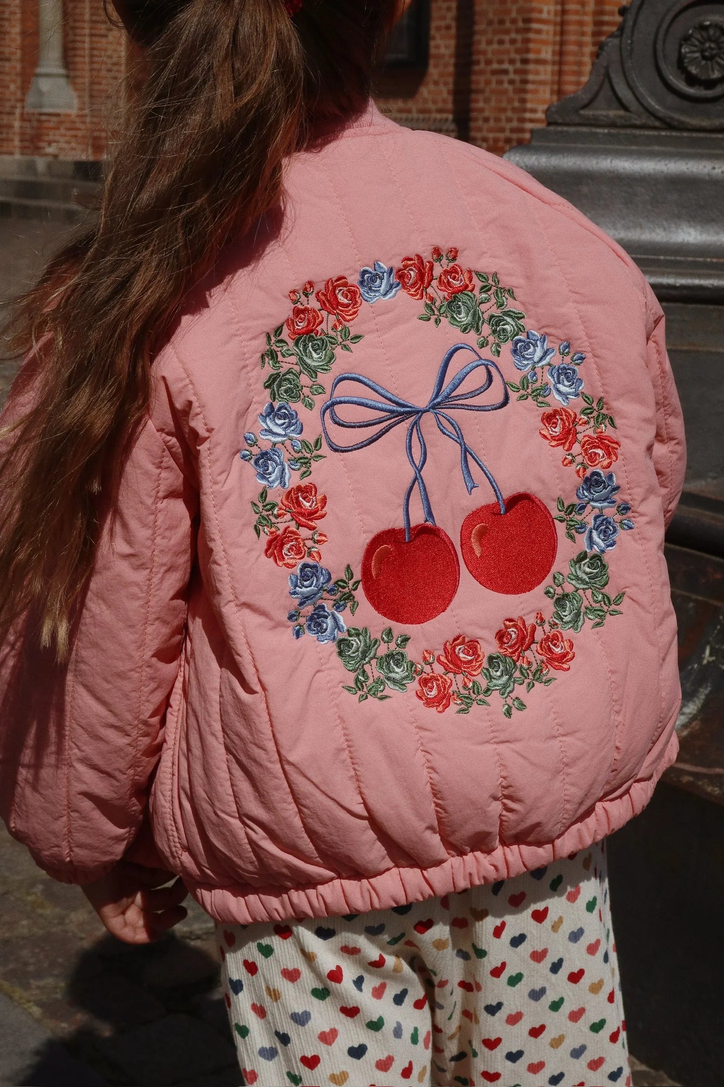 Juno Bomber Jacket, Strawberry Ice