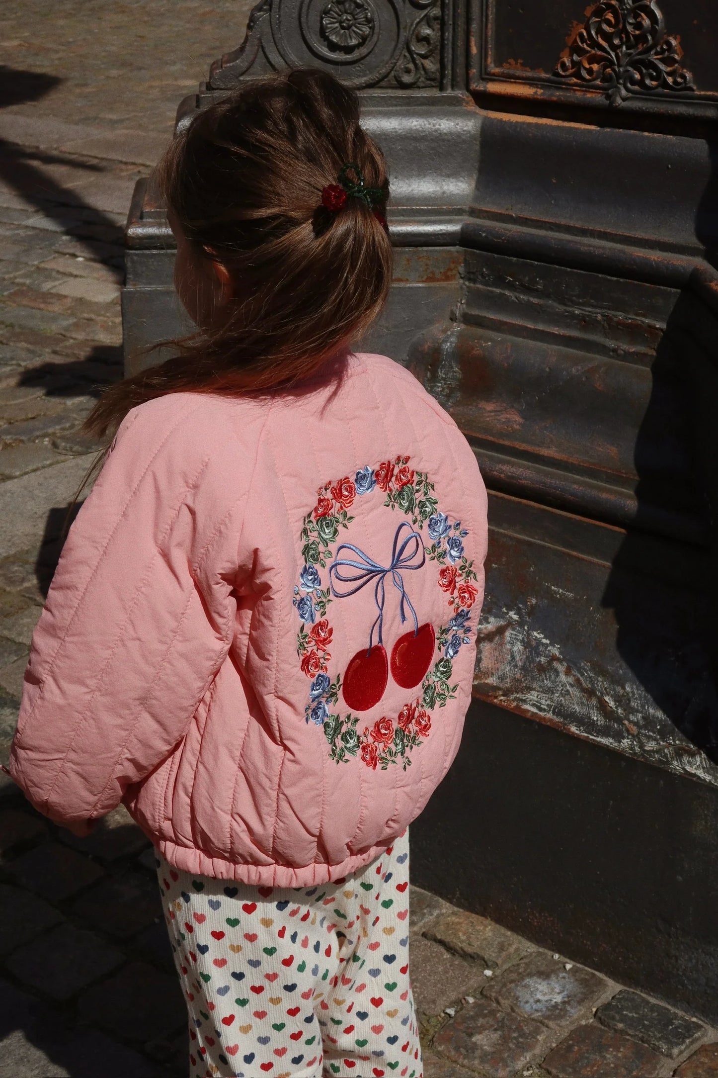 Juno Bomber Jacket, Strawberry Ice