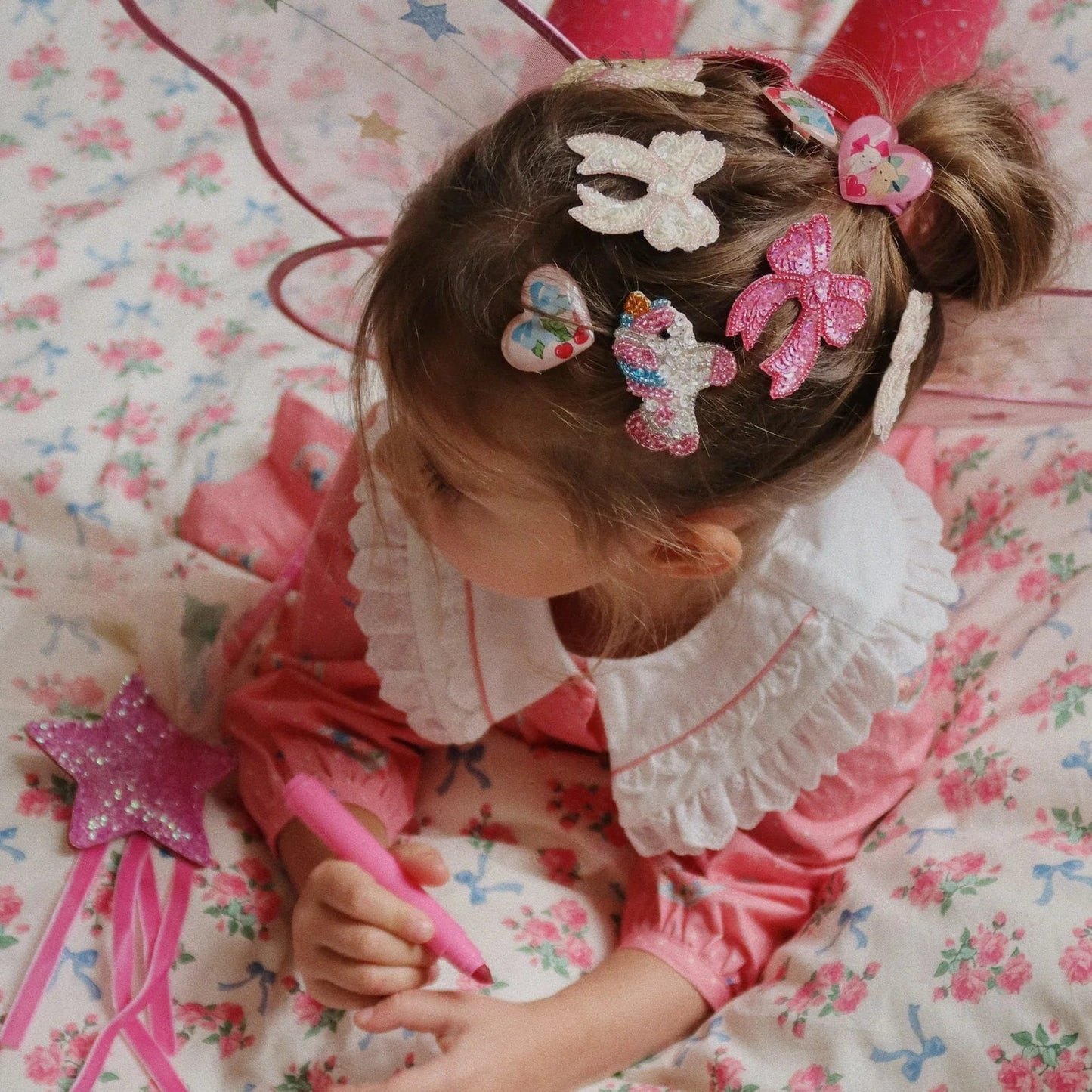 2 Pack Vilma Hair Clips, Amarena