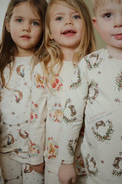 Christmas Pajamas Set, Deer Diary