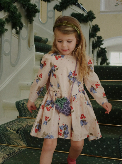 Avi LS Bow Dress GOTS, Cremona