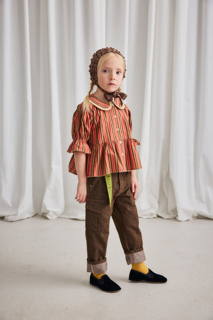 Esther Top, Linden Vaquero Stripe